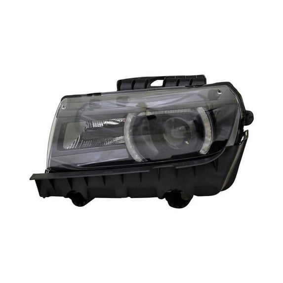 Sherman Parts Left Assembly Composite Head Lamp for 2014-2015 Chevy Camaro