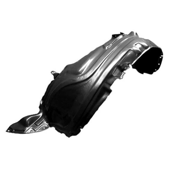 Sherman Parts Left Hand Front Fender Splash Shield with Plastic Liner for 2007-2009 Mazda CX-7