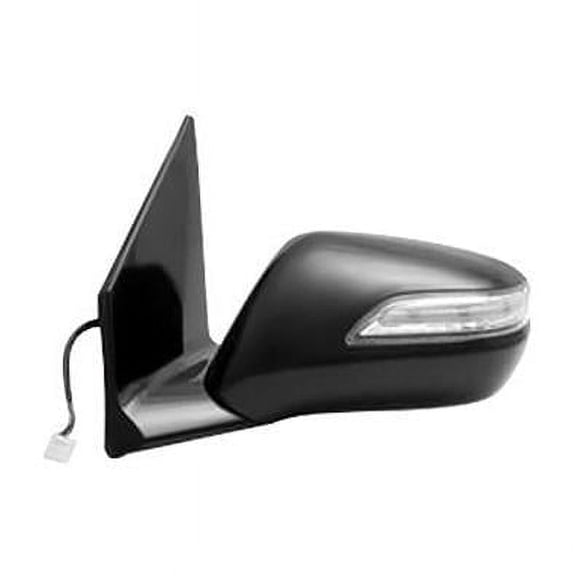 Sherman Parts  Left Hand Side Door Mirror Power Heated with Signal Lamps & Memory Blue Glass for 2010-2013 Acura MDX