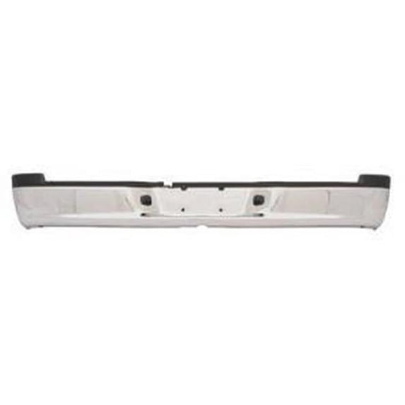 Sherman Parts Rear Step Bumper Assembly with Pads & Brackets for 2005-2011 Dakota, Chrome