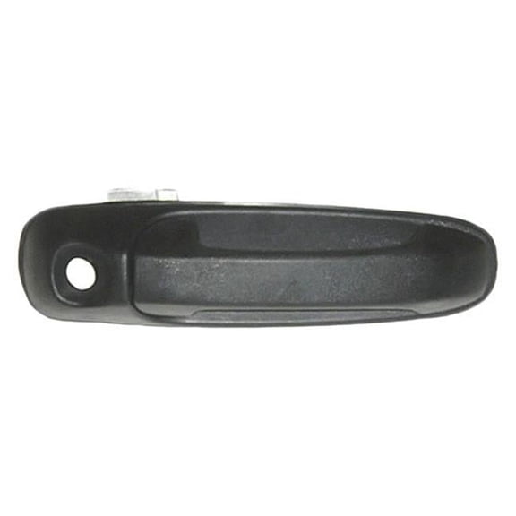 Sherman Parts SHE030-135BR Right Hand Front Outer Door Handle with Lock Cylinder for 2002-2007 Liberty, Black
