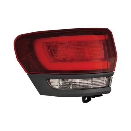 Sherman Parts SHE088A-191QL Left Outer Taillamp Assembly for 2017-2019 Jeep Grand Cherokee