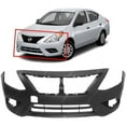 thumbnail image 1 of Sherman Parts SHE1601A-87-0 Front Bumper Cover without Chrome Insert for Sedan & 2015-2018 Prime Versa, 1 of 1