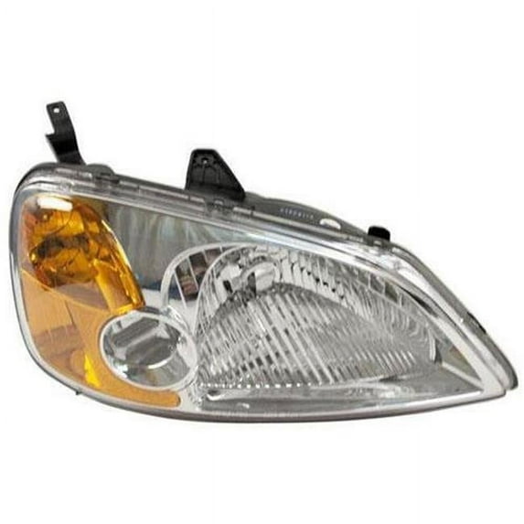 Sherman Parts SHE2911-150-2 Right Hand Headlamp for 2001-2003 Civic SDN