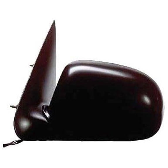 Sherman Parts SHE576A-320L Left Hand Power Non-Heated Non-Folding Door Mirror for 1993-1997 Ranger, Smooth Black