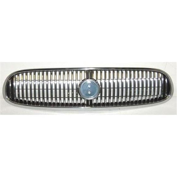 Sherman Parts SHE643-99-1 Grille for 1997-1999 Buick Lesabre, Chrome & Black