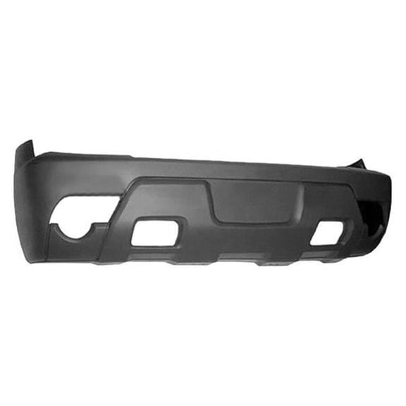 Sherman Parts SHE672-87-1 Front Bumper Cover with Body Cladding for 2002 Chevy Avalanche, Dark Charcoal - Paint To Match