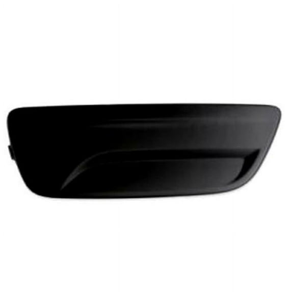 Sherman Parts SHE713-127CL Left Hand Front Bumper Insert Fog Lamp Cover Without Hole for 2013-2016 Malibu, Texture Matte Dark Gray