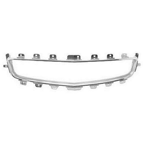 Sherman Parts SHE713-98-1 Molding Center Grille for 2008-2012 Malibu, Chrome