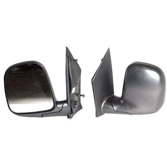 Sherman Parts SHE932-300L Left Hand Manual Non-Heated Folding Door Mirror for 1996-2002 Express & Savana Van, Textured Black