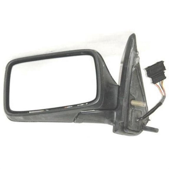 Sherman Parts SHE9523-320-1 Left Hand Power Heated Folding Door Mirror for 1995-1999 Cabrio, Smooth Black