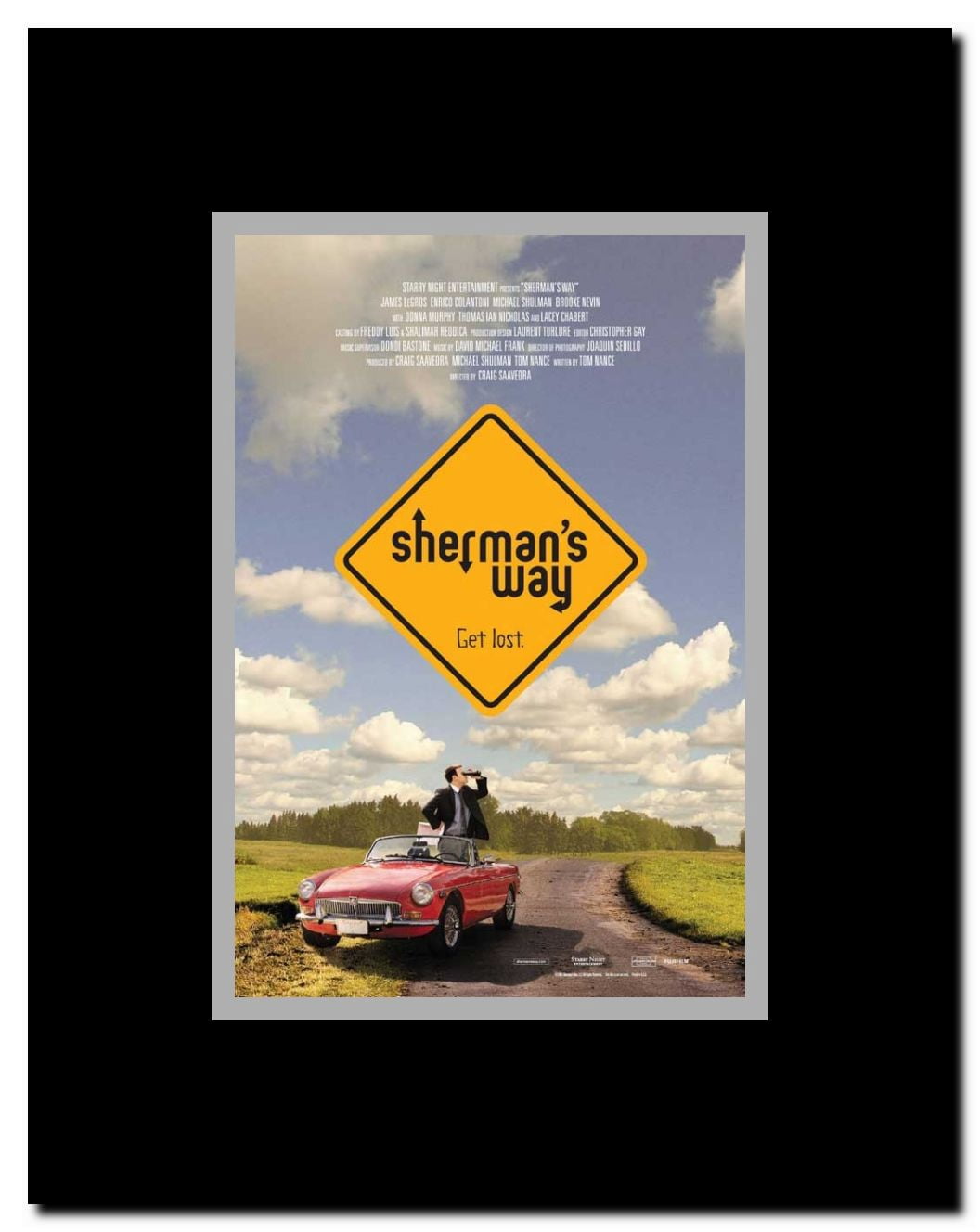 Sherman's Way Framed Movie Poster