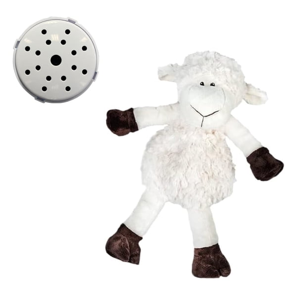 Sherman the Sheep 16 inch Plush Toy with Recorder - Soft, Cuddly Stuffed Animal for Kids Ages 3+