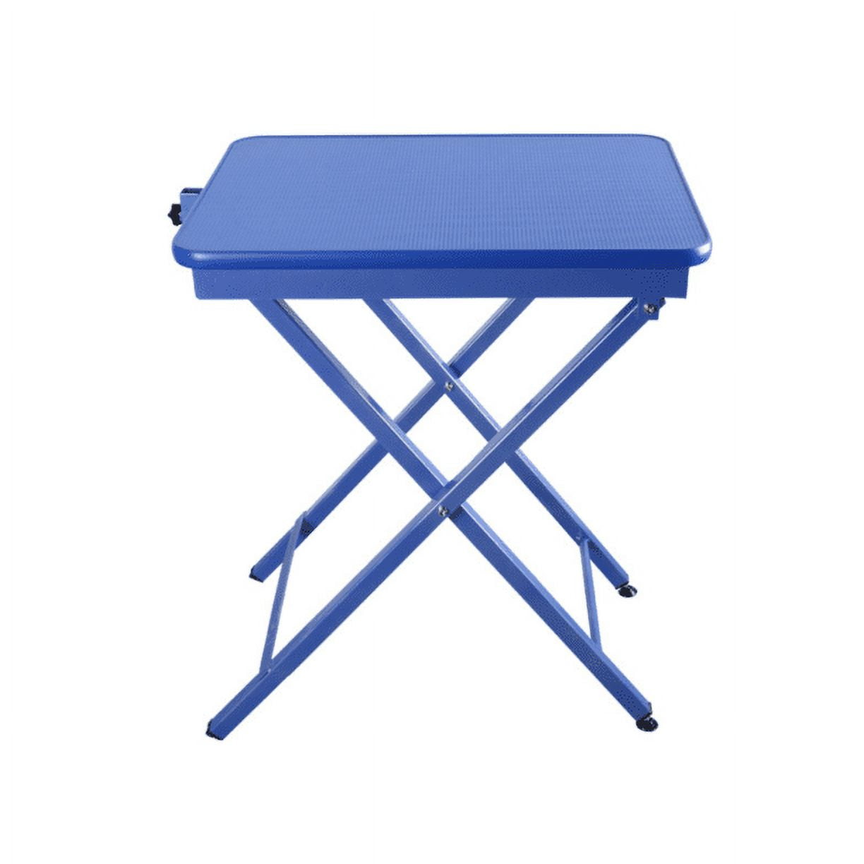 Shernbao Folding Dog Pet Grooming Table for Competition Blue