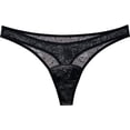 thumbnail image 1 of Shero Goodbye Leaks Panty - Lace Thong Black MD, 1 of 6
