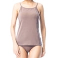 thumbnail image 1 of Shero StayFresh Spaghetti Strap Tank Top, Zinc Oxide Camisole for Women with Sensitive Skin, Prevents Odors, Bacteria Resistant, Taupe, LG, 1 of 8