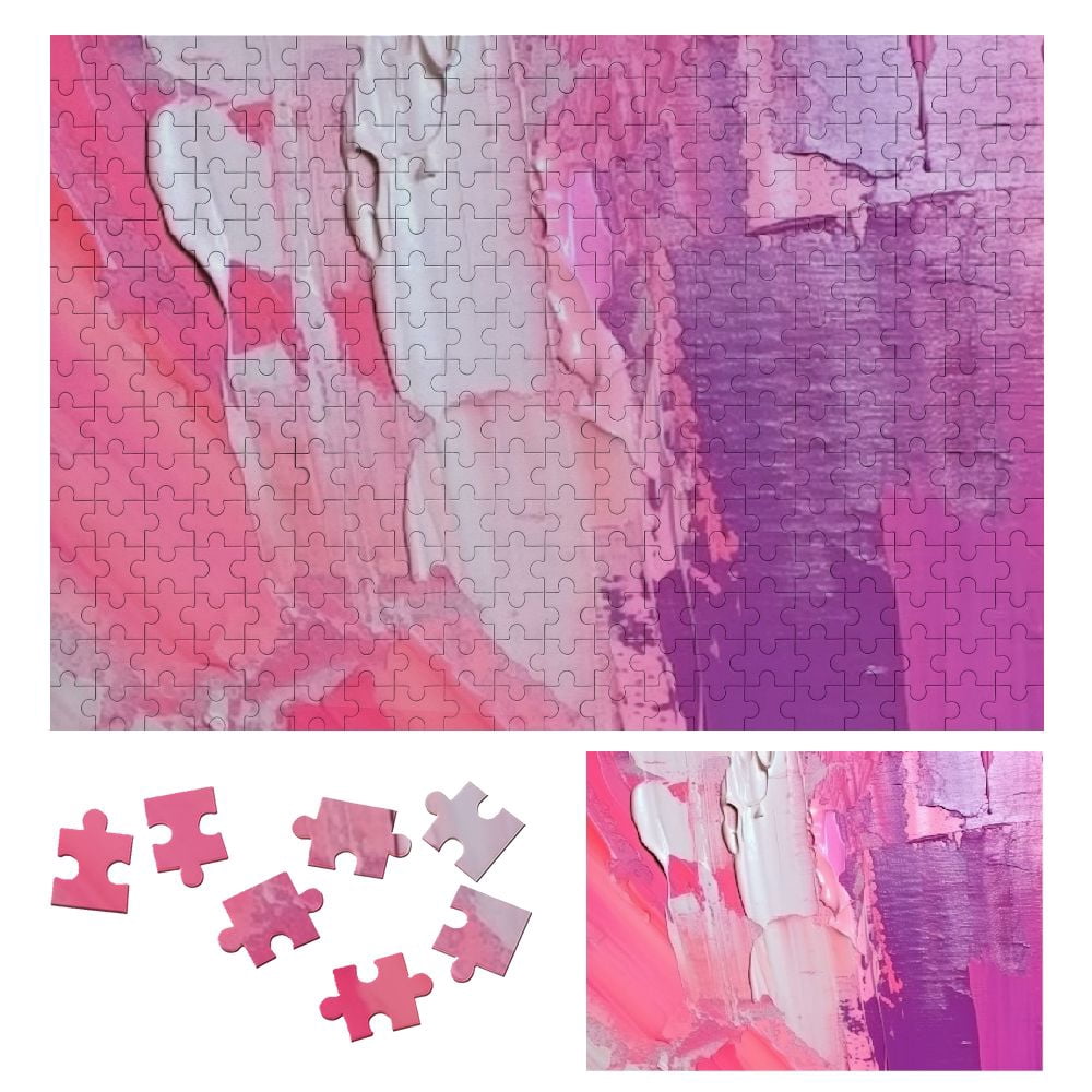 Sheronv Brush Strokes Wooden Jigsaw Puzzle Horizontal Challenging ...