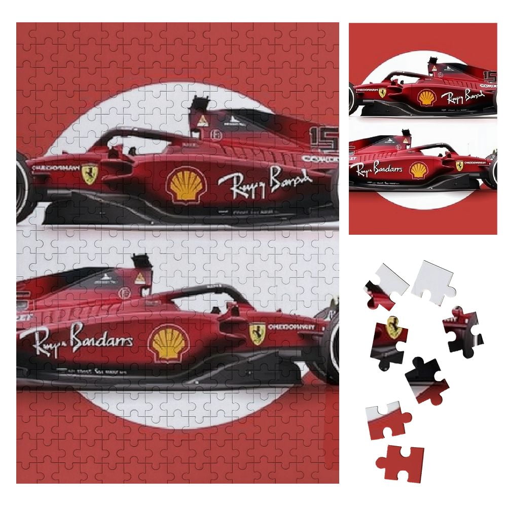 Sheronv Race Car Wooden Jigsaw Puzzle Vertical Challenging Difficult ...