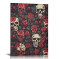 Sheronv Skulls Roses Jigsaw Puzzle Fine Art Aesthetic Poster & Print