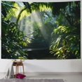 thumbnail image 1 of Sheronv Sunlight Trees Bench Tapestry Wall Hanging Unique Style for Home Wall Decor Art Living Room Bedroom Dorm Decoration 50x40inch, 1 of 6