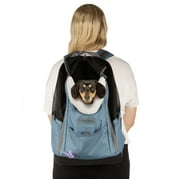 Sherpa Elevation Pet Backpack for Cats & Dogs - Blue, Medium
