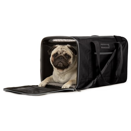 Sherpa Essential Pet Carrier, Black, Large, 1 Count