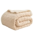 thumbnail image 1 of Sherpa Fleece Blanket Fuzzy Soft Throw Blanket Dual Sided Blanket for Couch Sofa Bed, 1 of 7