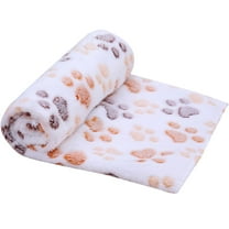 Sherpa Fleece Cream Throw Blanket for Couch 50" x 60", Warm Thick Cream Blankets for Winter, Soft Fuzzy Plush Throw Blanket for Chair, Sofa for Winter