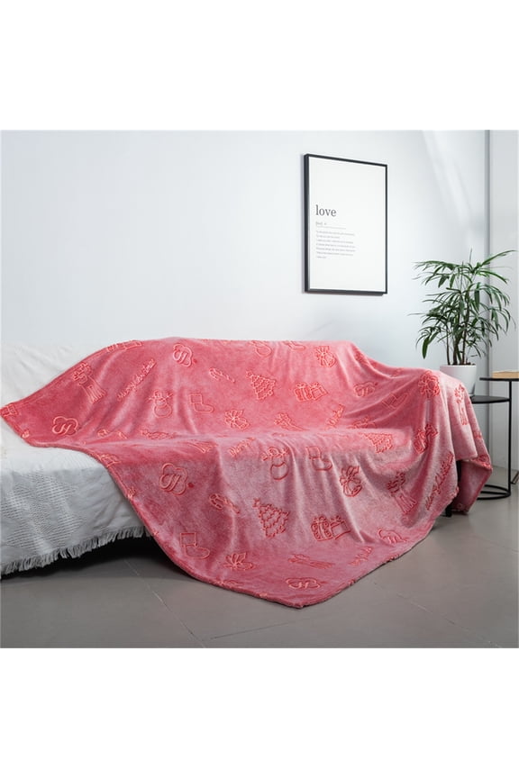 Sherpa Fleece Flannel Throw Blanket, Super Soft Warm Plush Blankets and Throws, Lightweight Cozy Fuzzy Blanket for Couch Sofa Bed