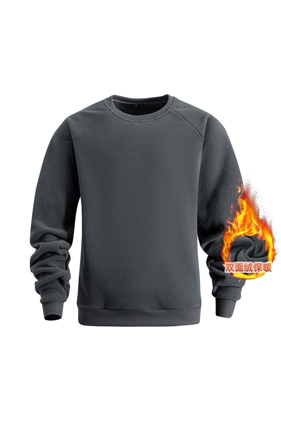 Sherpa Fleece Hoodies for Men Warm Winter Sweatshirts Oversized Long Sleeve Drawstring Hooded Teddy Bear Clothes Fall Fashion Outfits Thermal Loose Casual Coay Hoodies with Kangaroo Pocket, Gray XL