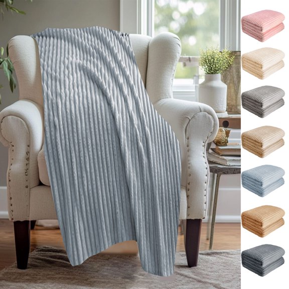 Bed Blanket Silky Soft And Warm Bed Throw Blanket