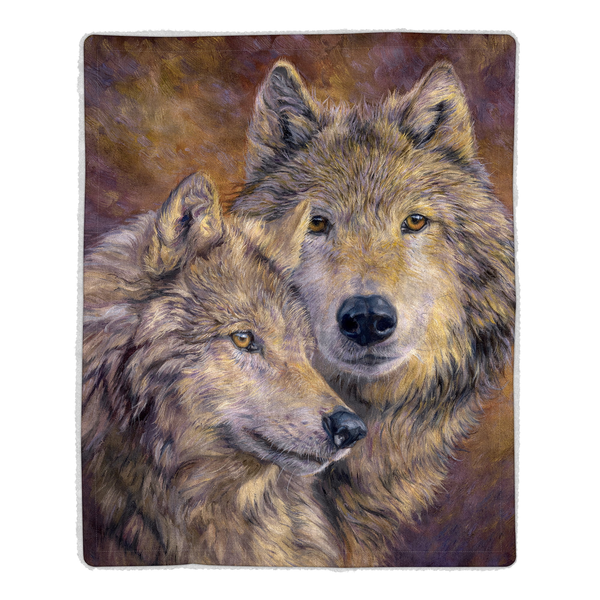 Wolf throw blanket walmart hotsell