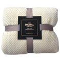thumbnail image 1 of Sherpa Fleece Throw Blanket for Couch - Thick and Warm Blanket for Winter, Soft Fuzzy Plush Christmas Blanket Gift for Women, Grey, 50x60 Inches, 1 of 5