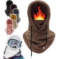 thumbnail image 1 of Sherpa Hood Ski Mask, Wind-Resistant Balaclava Winter Ski Mask for Men and Women, 1 of 7