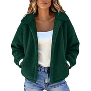 Sherpa Jacket Women Fleece Zip up Winter Coats | Oversized Fall Teddy Jackets, Long Sleeve, Loose Fit, with Pockets, Warm Outwear, 2026 Fashion Clothing