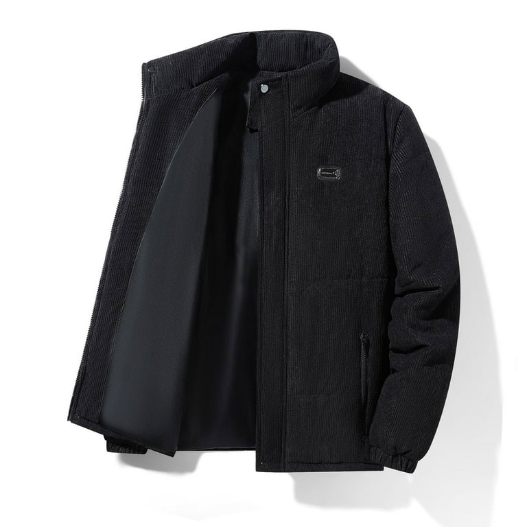 Sherpa Lined Jacket for Men Big and Tall Classic Corduroy Bomber