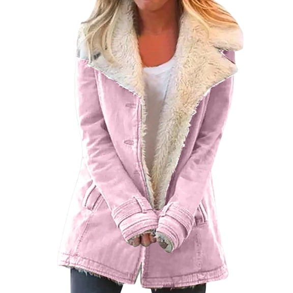 Sherpa Lined Jacket Women，Sherpa Lined Coat Women Fuzzy Hooded Winter Coats For Women Fleece Coats For Women Women'S Winter Faux Fur Coats Sherpa Fleece Lined Hooded Coat