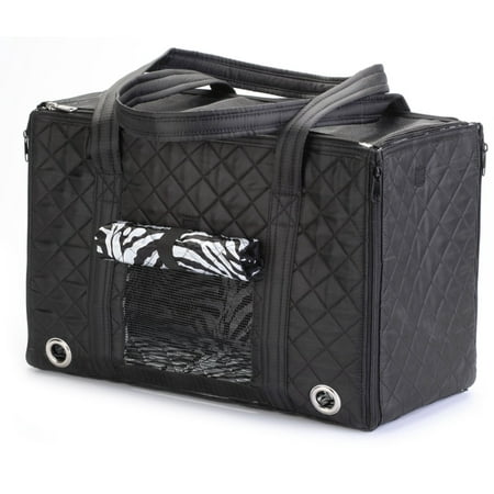 Sherpa Park Tote Pet Carrier, Medium Black