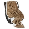 thumbnail image 1 of Sherpa Throw Blanket Super Soft Non Shedding Reversible Ultra Luxurious Plush Blanket (50 X 60 inches, Brown), 1 of 10