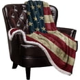 thumbnail image 1 of Sherpa Throw Blanket The Star-Spangled Banner Thermal Fuzzy Blankets Luxury Cozy Soft Warm Microfiber Blankets for Adults Babies All Seasons 50x60IN, 1 of 6