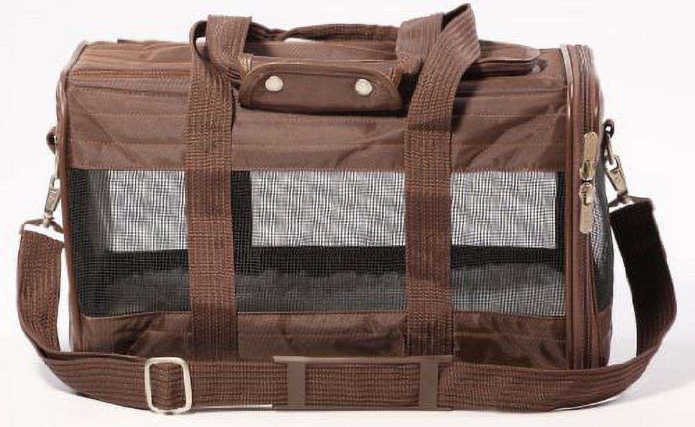 HERMES sac cyan dog carrier pet carrier Carry Bag Dark brown
