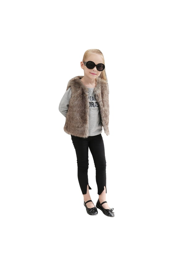 Sherpa Vest for Teen Girls Cute Lightweight Fleece Warm Button Down Sleeveless Jacket Youth Fall Winter Fuzzy Outwear Cropped Cardigans Girls