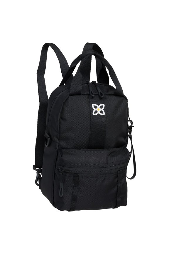 Logan Mini Backpack Raven RFID Travel Daypack Recycled