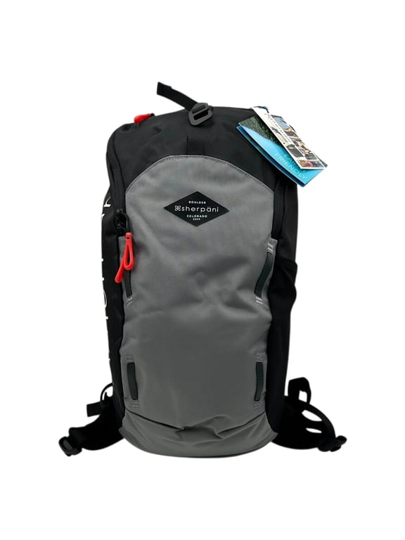 Switch 15L Hiking Backpack Stone Black/Grey Recycled Eco Travel Bag