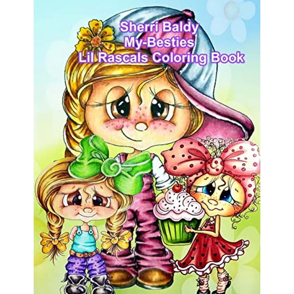 Pre-Owned Sherri Baldy My Besties Lil Rascals Coloring Book Paperback