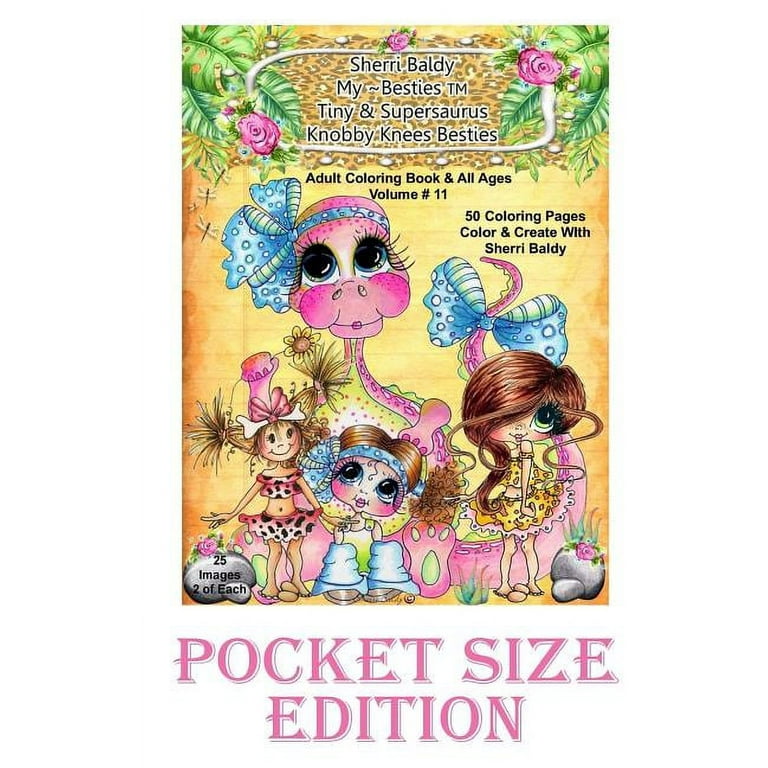 Pocket size coloring books for deals adults