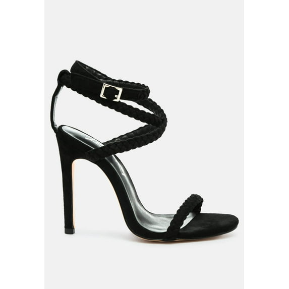 Sherri High Heeled Faux Suede Sandals