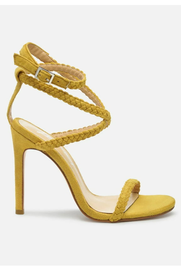 Sherri High Heeled Faux Suede Sandals