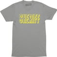 thumbnail image 1 of Sherrif - Outlaw Prison Biker Thug Criminal Villain Life Men's T-Shirt, 1 of 4