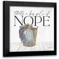 thumbnail image 1 of Sherrill, Kate 12x12 Black Modern Framed Museum Art Print Titled - Big Pile of Nope, 1 of 5